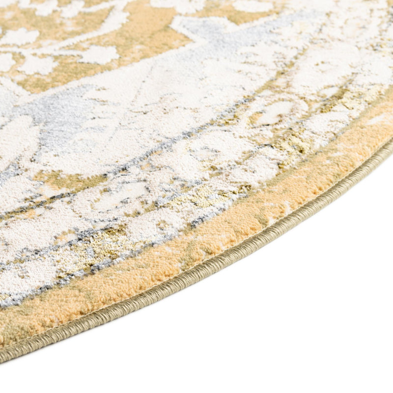 Alamo Floral Indoor Rug, Oval 7'10" x 10'