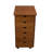 6 Drawer Storage Drawer with Locking Wheels-935587002
