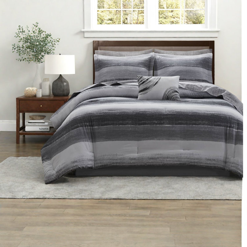 Ultra Soft King Bedding Sets, Microfiber Cotton Sheets, Modern Home