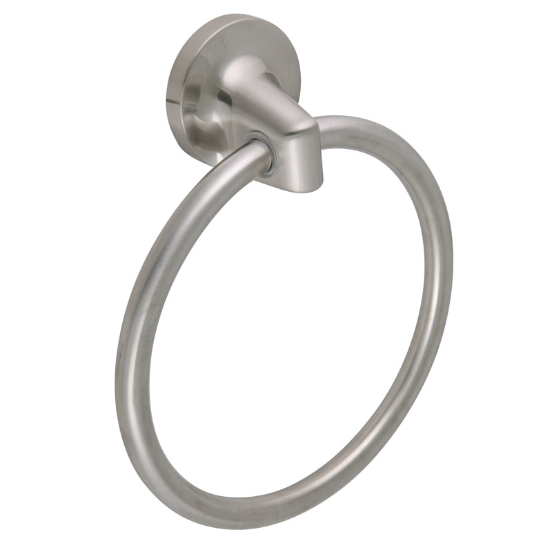 Design House Alta Bay Towel Ring, Brushed Nickel