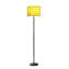 Lampe sur pied en acrylique / métal 63 "In Yellow Roses In Bloom