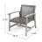 WOOD + WICKER CLUB CHAIR