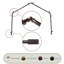 Tringle à rideaux simple à baie vitrée ajustable de 28 po à 48 po Hearld-1915080008-1985369323