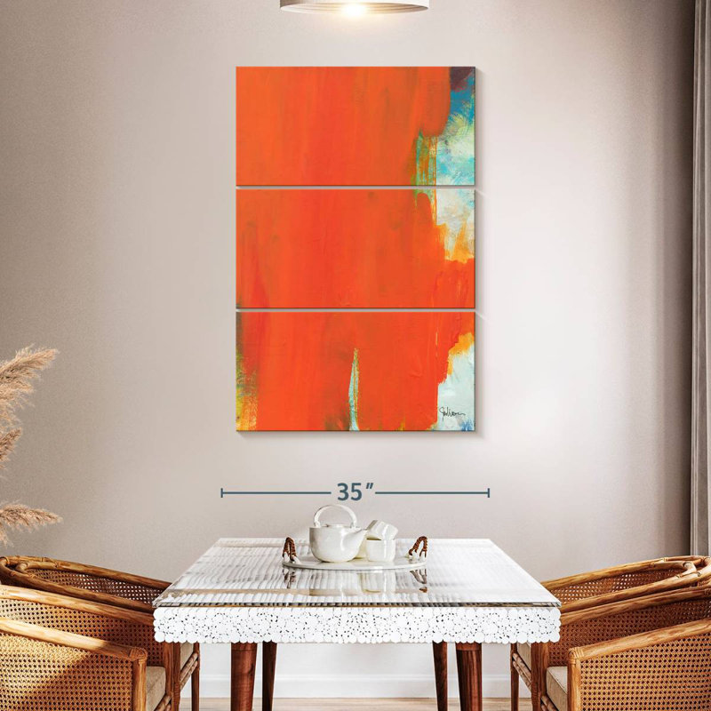 Avery Orange Tide, 50" H x 32" W