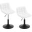 Niyati Swivel Upholstered Adjustable Height Counter Stool-261410754