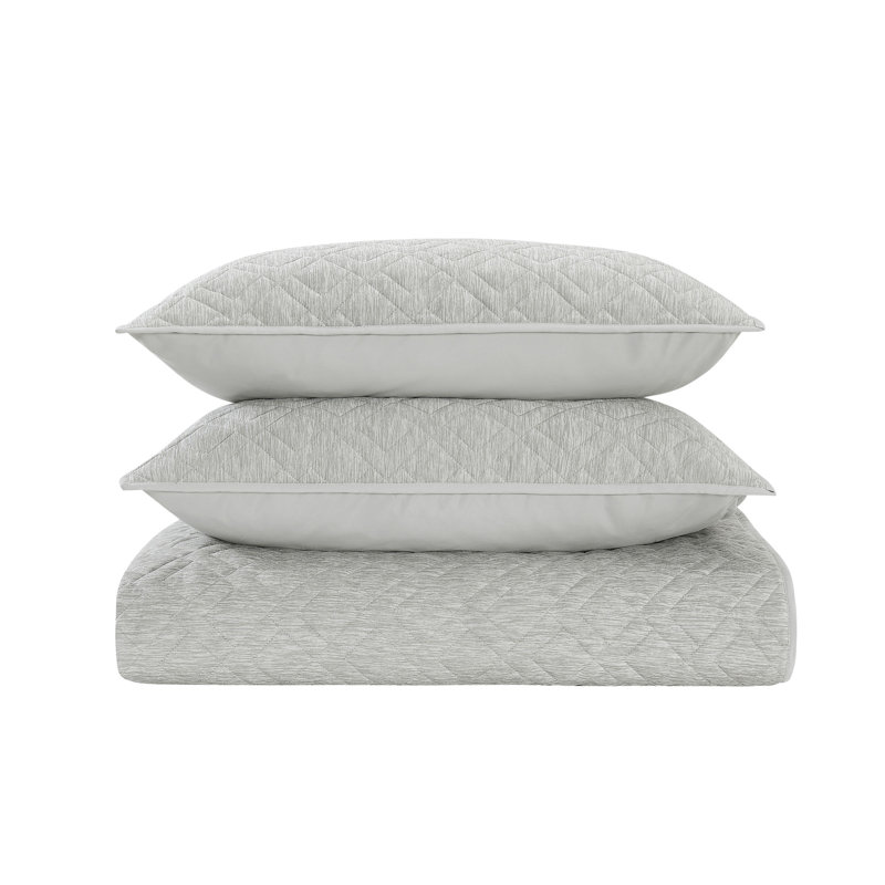 Henley 3pc Quilt Set - King, King Quilt + 2 King Shams