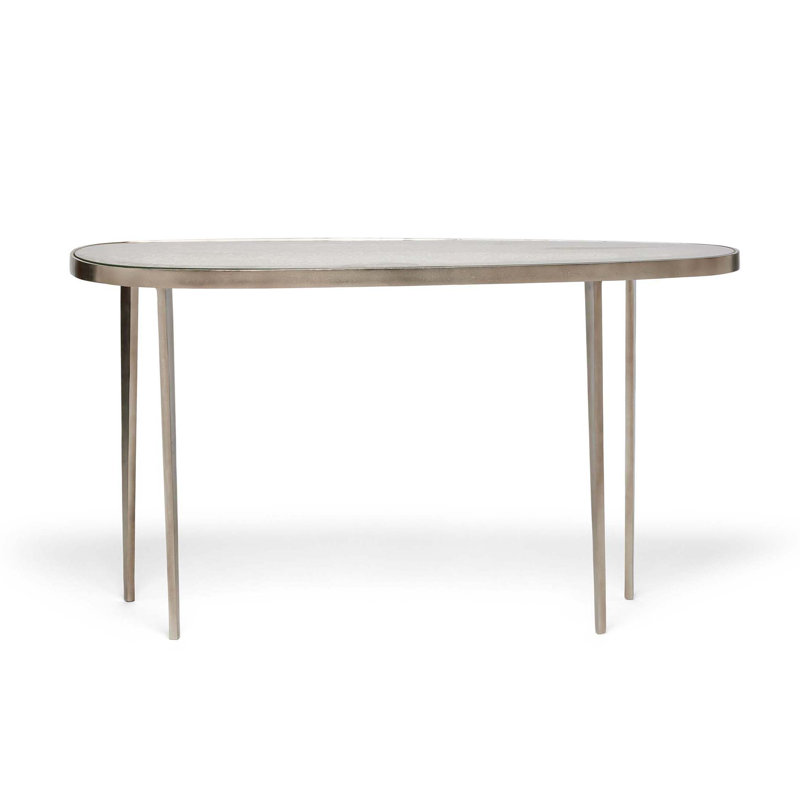Jan 54'' W Glass Console Table, Twilight Bronze