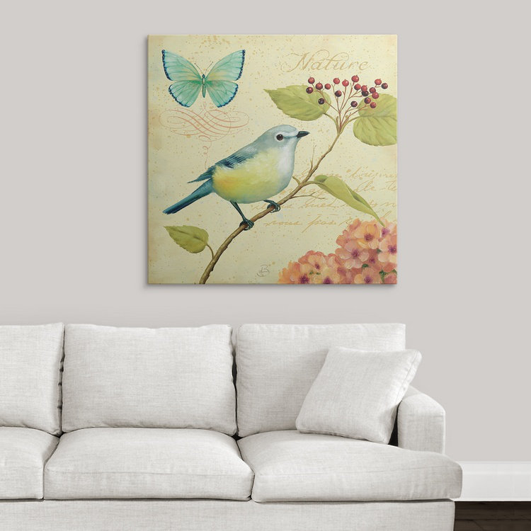 « iii », reproduction d’impression sur brissonnet, Garden Passion, H 35 po x l 35 po x P 1,5 po, Toile