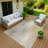 Machine Washable Indoor/Outdoor Jenning ACN2273 Floral Rug-1309718270