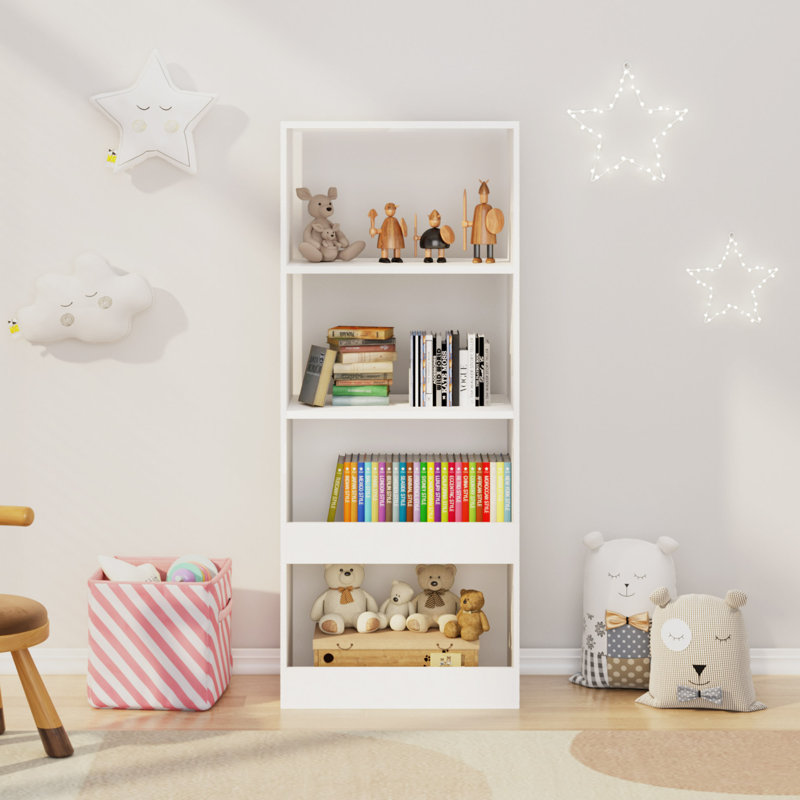 Bookcase, (4 Shelves) 47.22"H x 19.71"W x 11.81"D