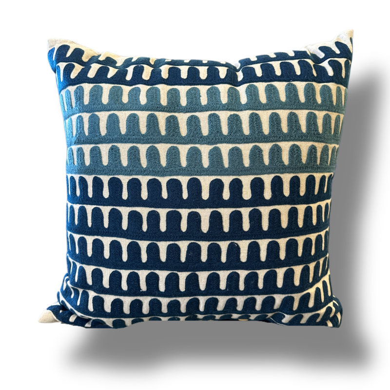Cascade Waves Decorative Pillow