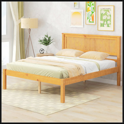 Platform Bed Frame With Headboard