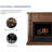 Duluth Forge Ventless Dual Fuel Gas Log Set - 18 in. Split Red Oak - Remote Control-102234412