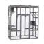 Très grande cage à chat - Gris