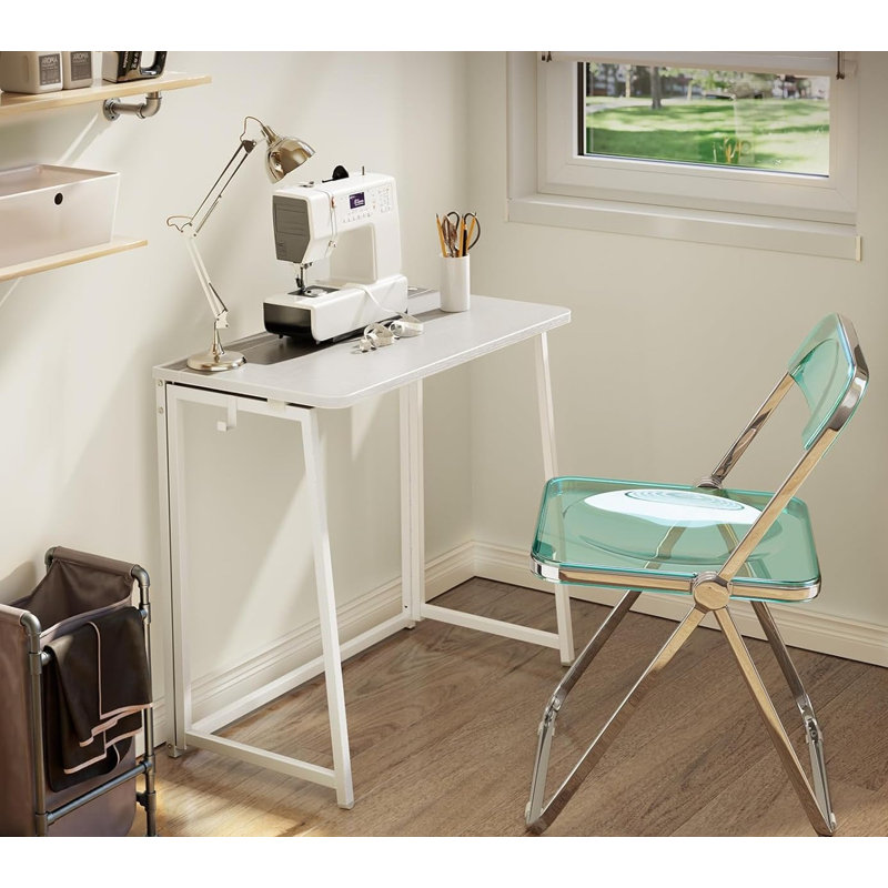 80cm Folding Table, White