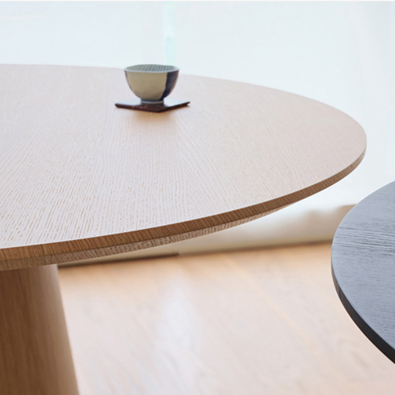 Nordic style solid wood table, 29.5"H x 47.2"L x 47.2"W
