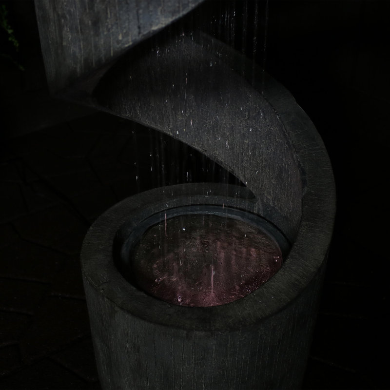 Reepham Weather Resistant Floor Fountain with Light