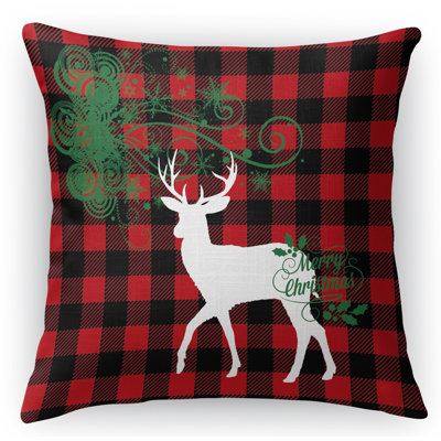 Coussin décoratif intérieur / extérieur à carreaux