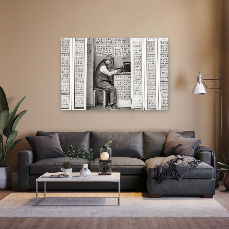 Impression d'art contemporain sur toile, H 40 po x l 60 po