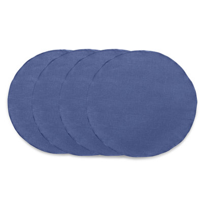 Vesta - 100% Pure Linen Round Placemats