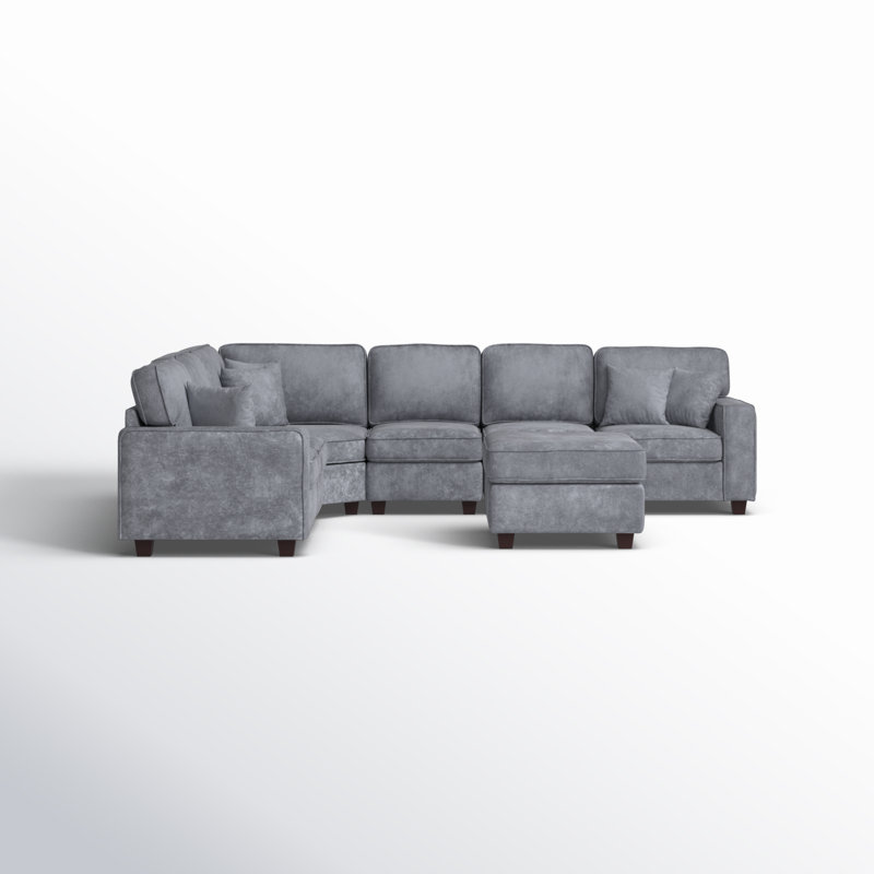 Lorenco Upholstered L-Shaped Sectional Right Hand Facing
