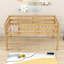 Lit mezzanine simple en bois-657631527