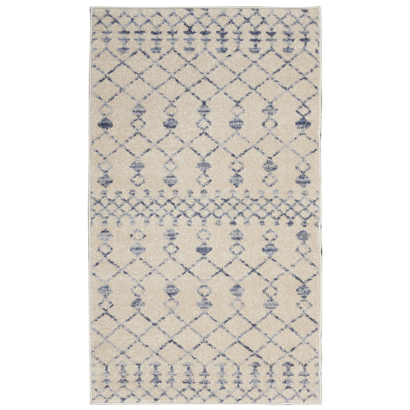 Tapis beige, Rectangle 2 pi 2 po x 3 pi 9 po