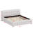 Upholstered Platform Bed With Modern Silhouette-1552166828