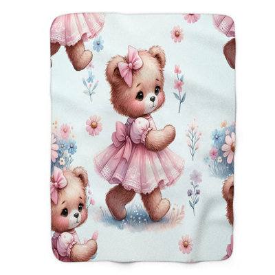 Fluffy Pink - 1 Piece Premium Blanket