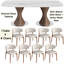 Grande table de salle à manger rectangulaire 94 po Modern Luxury-1877505564-1877505763