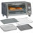 BLACK+DECKER 4-Slice Crisp N Bake Air Fry Toaster Oven, TO1787SS, 5 Cooking Functions, 30 Minute Timer, Stainless Steel