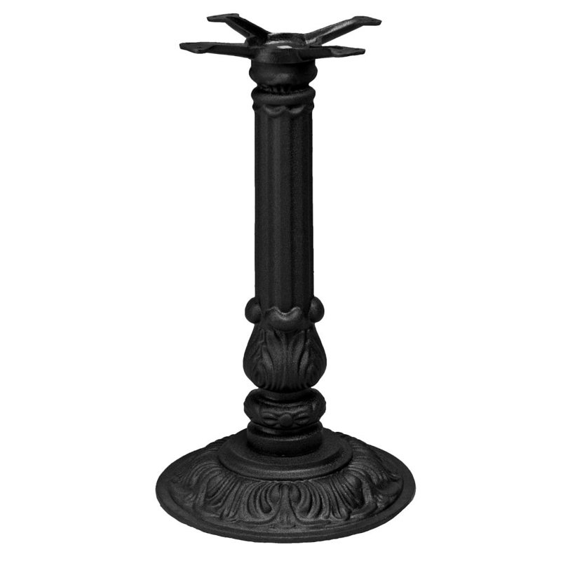 Traditional 28.5'' 15'' w Cast Iron Round Table Base