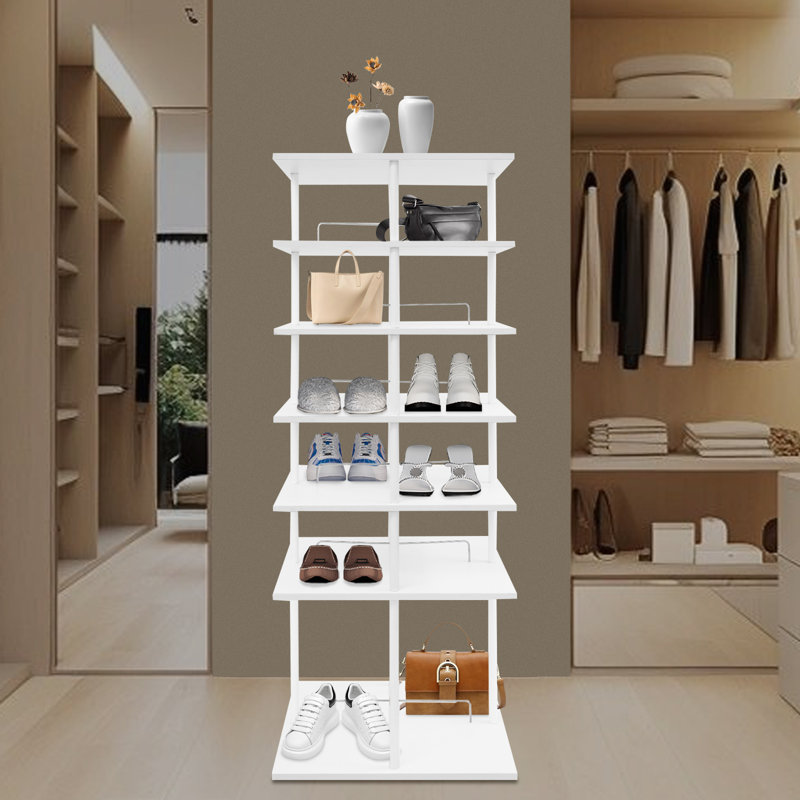 Multi-tier Shoe Storage Rack Rotating Shoes Shelf Organizer Shoe Rack