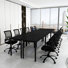 Ensemble de bureau et de table de conférence 165,5 po de largeur