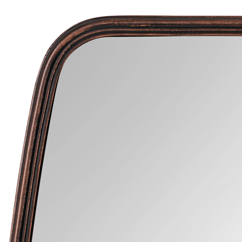 Creason Wood Rectangle Mirror, Bronze, 18" x 48"