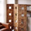 Cloison pliante en bois manufacturé 3 panneaux 3 panneaux-974532924