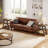 3-Tier Farmhouse End Table Narrow Sofa Side Table