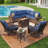  7 - Person Outdoor Seating Group with Fire Fit Table-247714497