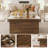 4 In 1 Lift Top Square Coffee Table With Hidden Storage-33301200