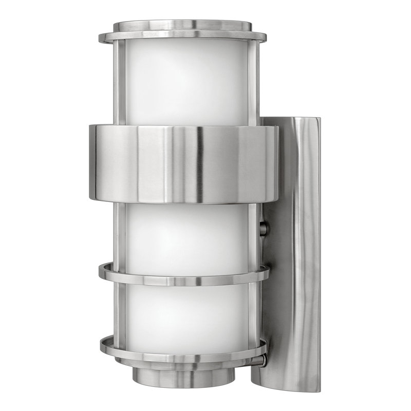 Saturn LED Outdoor Flush Mount, 60W Medium, Satin Black, 12" H x 6" W x 7.5" D