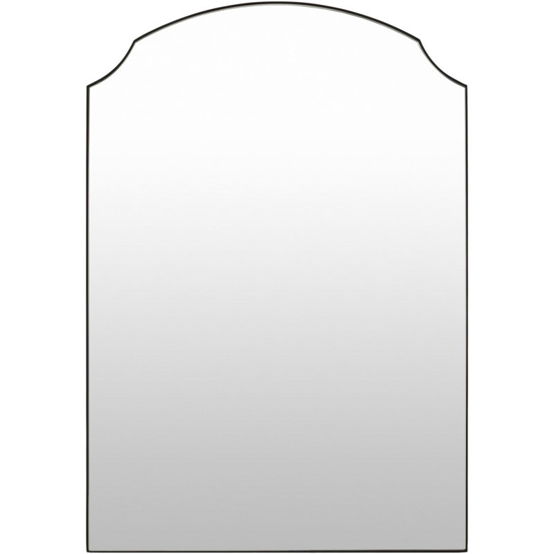 Galey Alix x Livabliss Landon Mirror, Matte Black, 35" x 24"