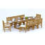 8 Seats 9 Pcs Grade-A Teak Wood Dining Set: 118" Double Extension Mas Oval Trestle Leg Table And 8 Devon Chairs (2 Arm & 6 Armless Chairs) #11DV2702-1613862051-1635728841
