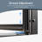 32 In. W * 72 In. H Semi-frameless Pivot Shower Door, 1/4" (6mm) Thick Clear Sgcc Tempered Glass Door, Pivot Swing Shower Door For Bathroom, Single Glass Panel, Matte Black, Reversible Installation