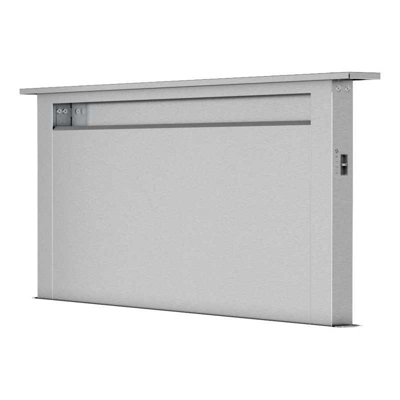 Noyau 36 po. Core Zephyr Treviso Système de couloir télescopique 600 CFM avec souffleur simple en acier inoxydable