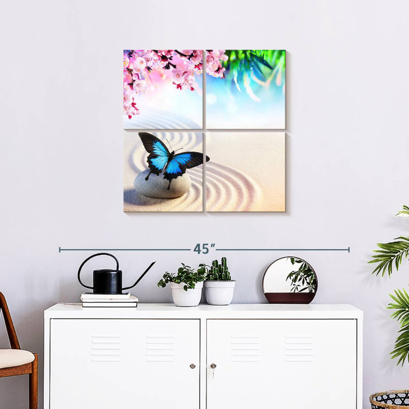 Brampt Zen Swallowtail Butterfly, 38" H x 38" W
