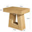 Table d'appoint rectangulaire en bois 