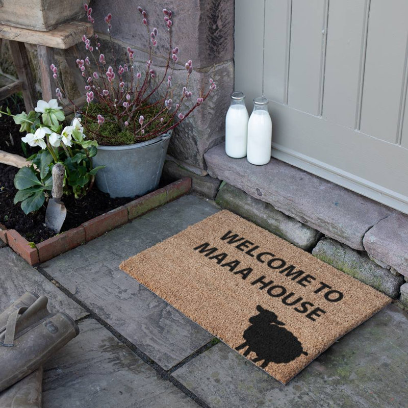 Addilyn Non-Slip Outdoor Doormat