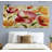 " Jardin Rouge " 3 Piece Art Oil Set-38251633