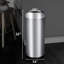 Corbeille ouverte en acier inoxydable - 65 l / 17 gallons
