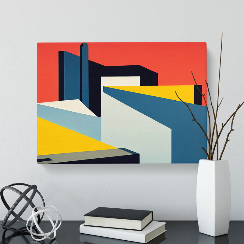 Ingenious Modern Abstract Art - Wrapped Canvas, 35cm H x 50cm W x 3cm D
